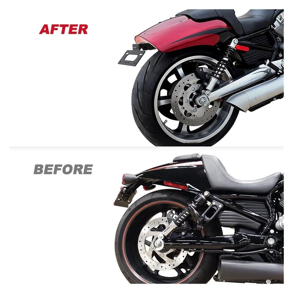 Soporte Matrícula Moto para V-Rod 2012 2013 2014-2017