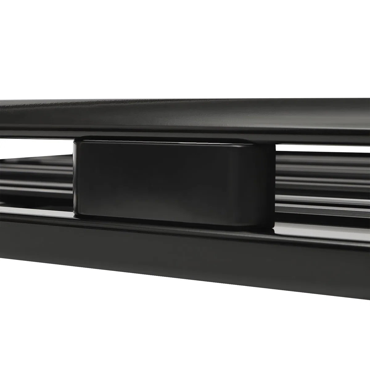 Portaequipajes universal de aluminio de 140 cm negro - Portaequipajes ligero con cesta para coche/autocaravana (compatible con tracción total, montaje universal)