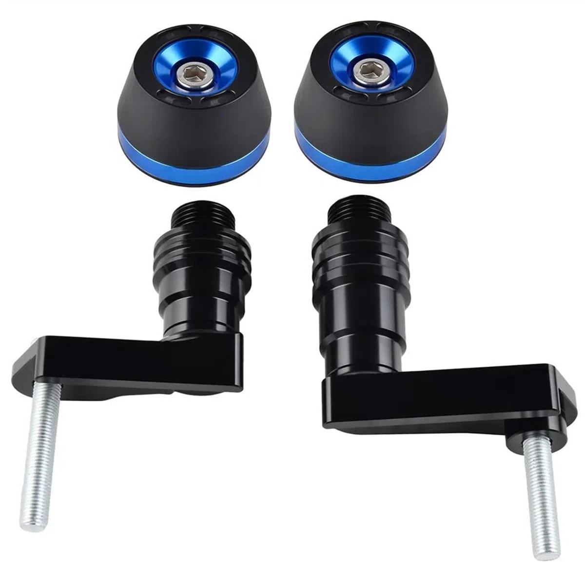 Deslizadores De Marco Protección contra caídas Almohadillas Tope Protección Motor Motocicleta Deslizadores Marco Para Suzuki Para GSX-R750 Para GSX-R600 Para GSXR750 Para GSXR600 2011-2017(Azul)