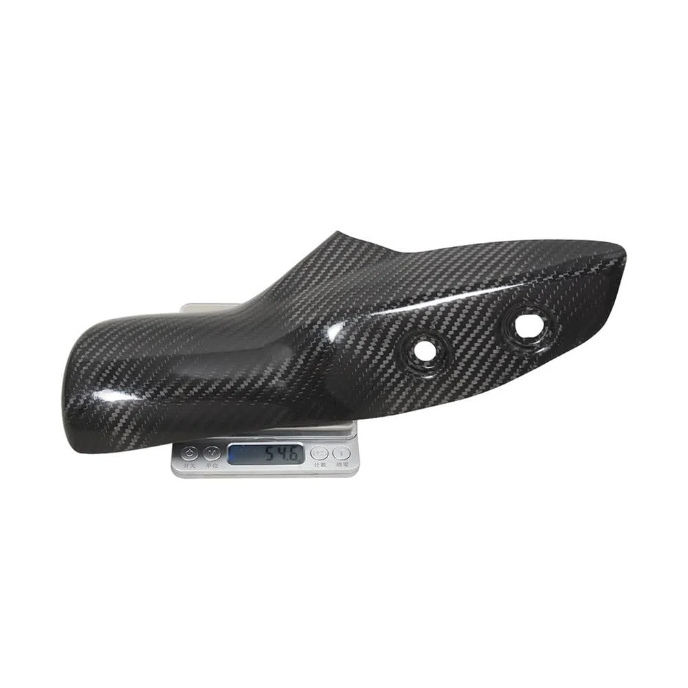 Motocicleta Cubierta Calor Protector De Carcasa De Tubo De Enlace Medio De Escape para Motocicleta, Cubierta De Protección Térmica Antiescaldado para QJMOTOR QJ600GS 2022 2023