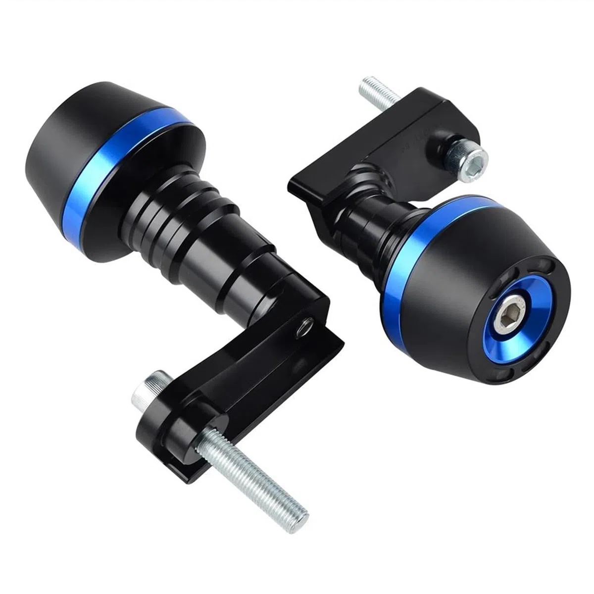 Deslizadores De Marco Protección contra caídas Almohadillas Tope Protección Motor Motocicleta Deslizadores Marco Para Suzuki Para GSX-R750 Para GSX-R600 Para GSXR750 Para GSXR600 2011-2017(Azul)