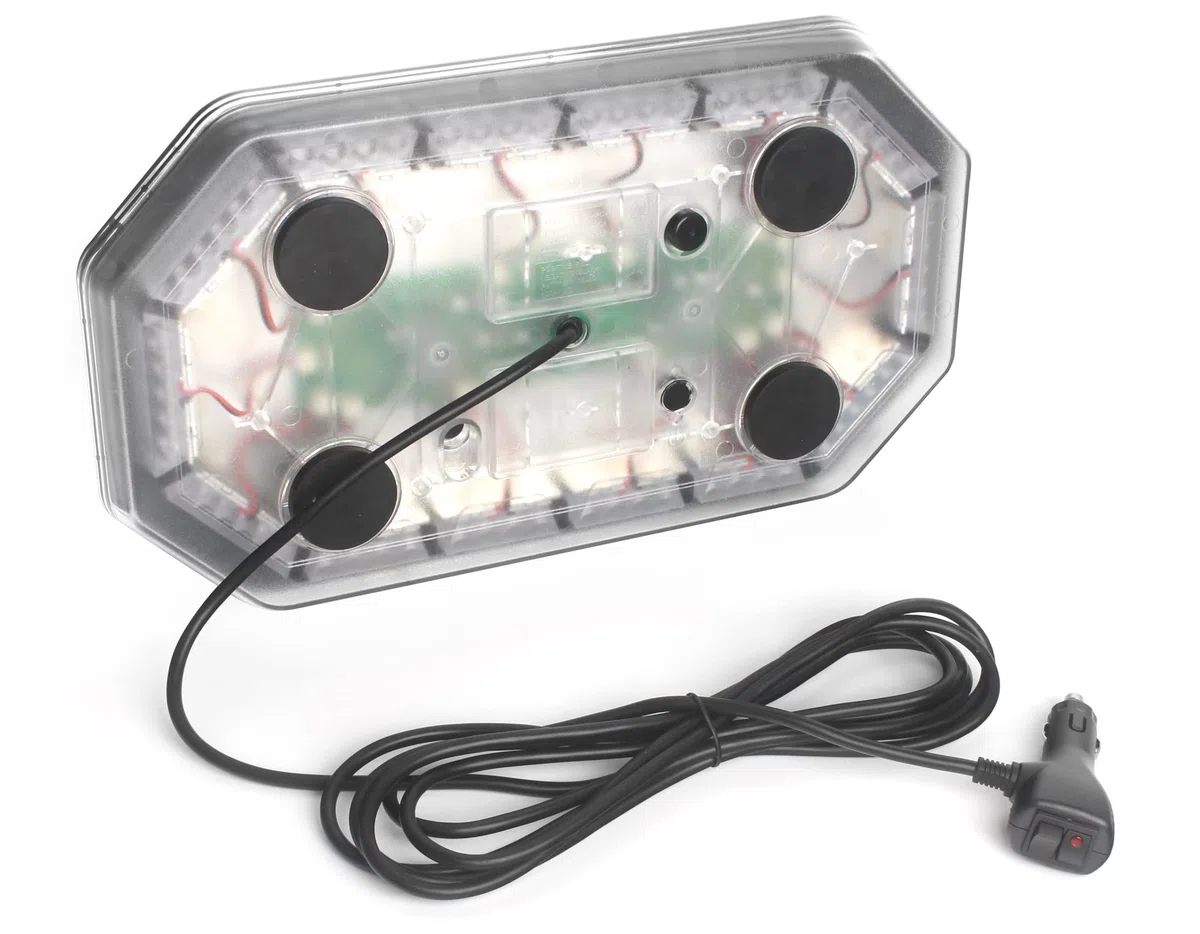 Ryme Automotive Puente Iluminación LED HOMOLOGADO R65 TA2 - Ámbar - Longitud 381 mm LED Barra de Emergencia Puente Prioritario para Transporte Vehículos Especiales