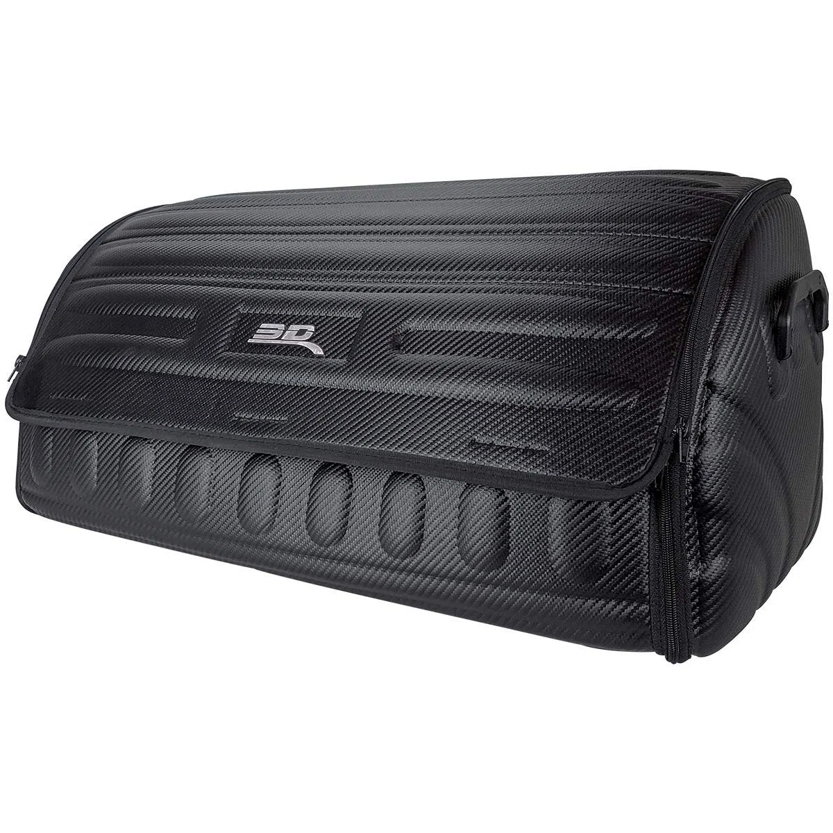 3D MAXpider Organizador plegable semirrígido para maletero de coche con cubierta superior, bolsillos de malla, asas de transporte (grande) (9398-09)