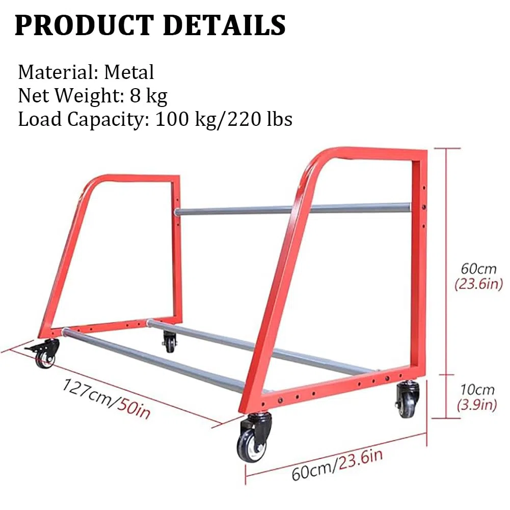 Porta Neumáticos Ajustable, Portaneumáticos con Ruedas para Garaje, Portaneumáticos Portátil para Camiones, Autocaravanas Y Caravanas.
