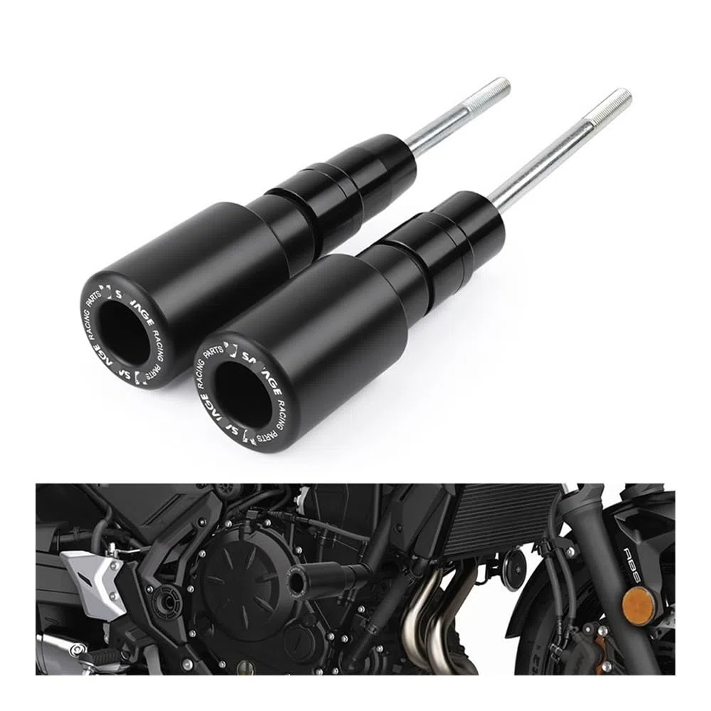 para Kawa&Saki Z 650 650S Momka Motocicleta CNC Marco De Protección contra Caídas Protector Carenado Deslizante Protector De Almohadilla Antichoque Bola Anti caída Moto
