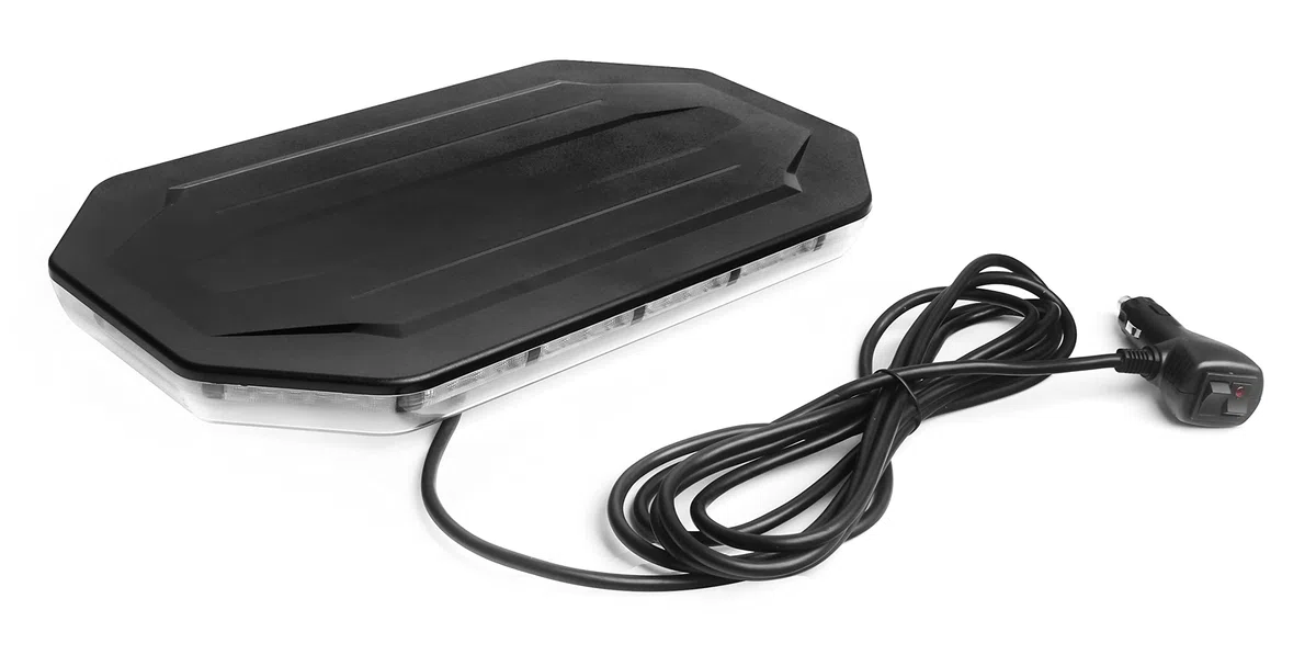 Ryme Automotive Puente Iluminación LED HOMOLOGADO R65 TA2 - Ámbar - Longitud 381 mm LED Barra de Emergencia Puente Prioritario para Transporte Vehículos Especiales